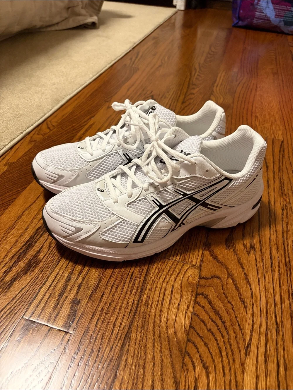 Asics Gel-1130  Black white  Almost new  Box ✅